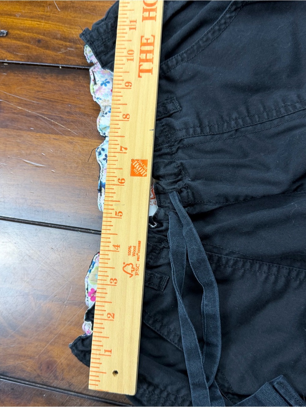 koi Black Women’s Utility Cargo Pants with Drawstring - Picture 9 of 9